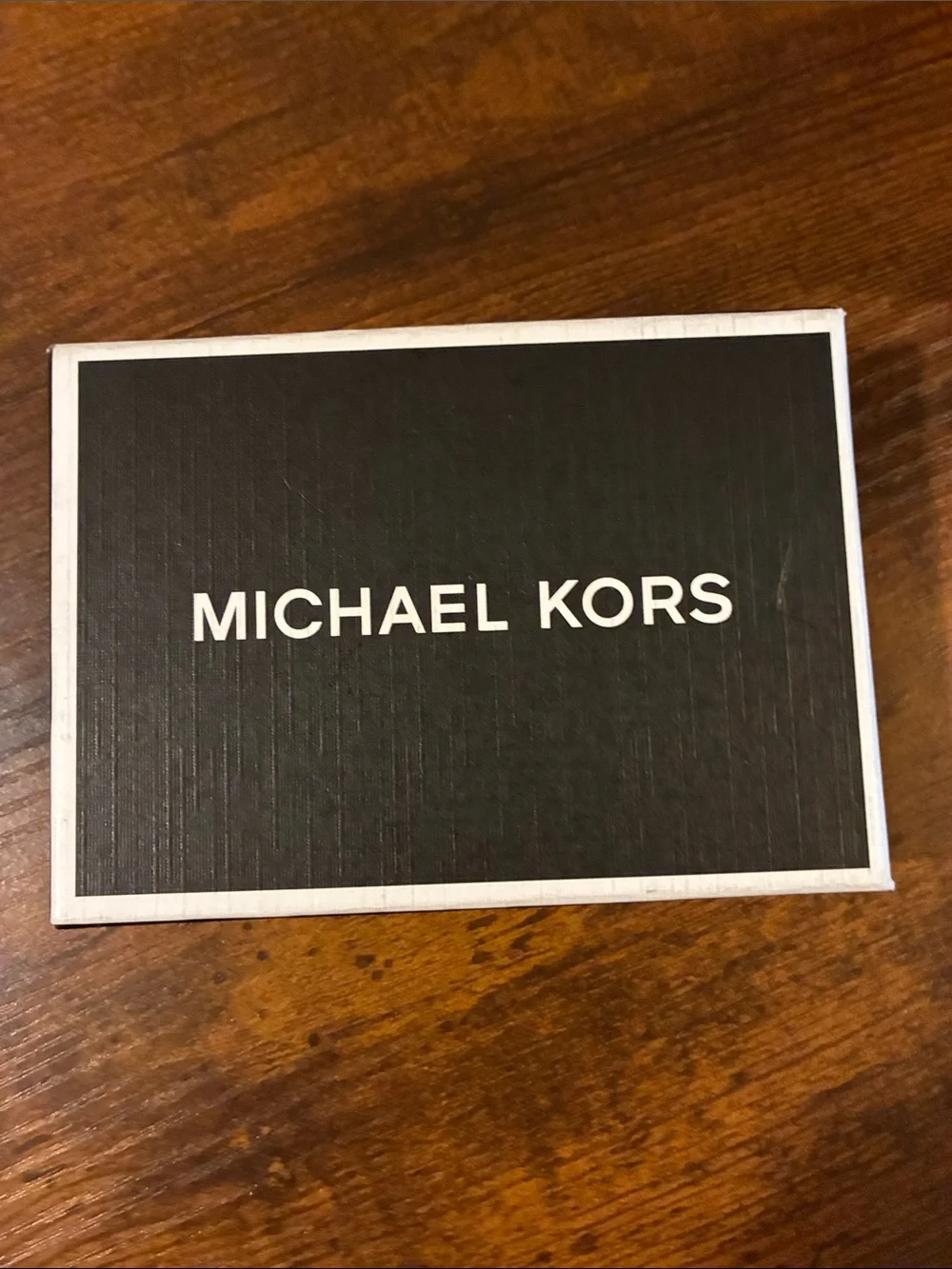 Michael Kors Men’s Black and Gray Folding Card Case